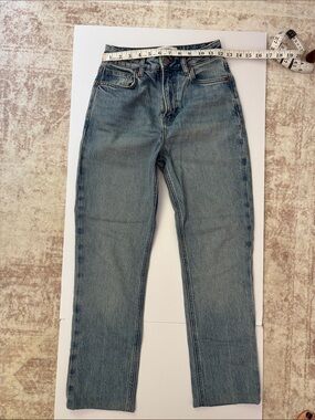 Reformation Light Blue Straight Leg Jeans